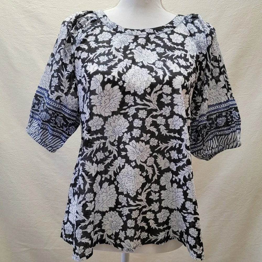 Anthropologie Saison De La Fleur Becca Blouse